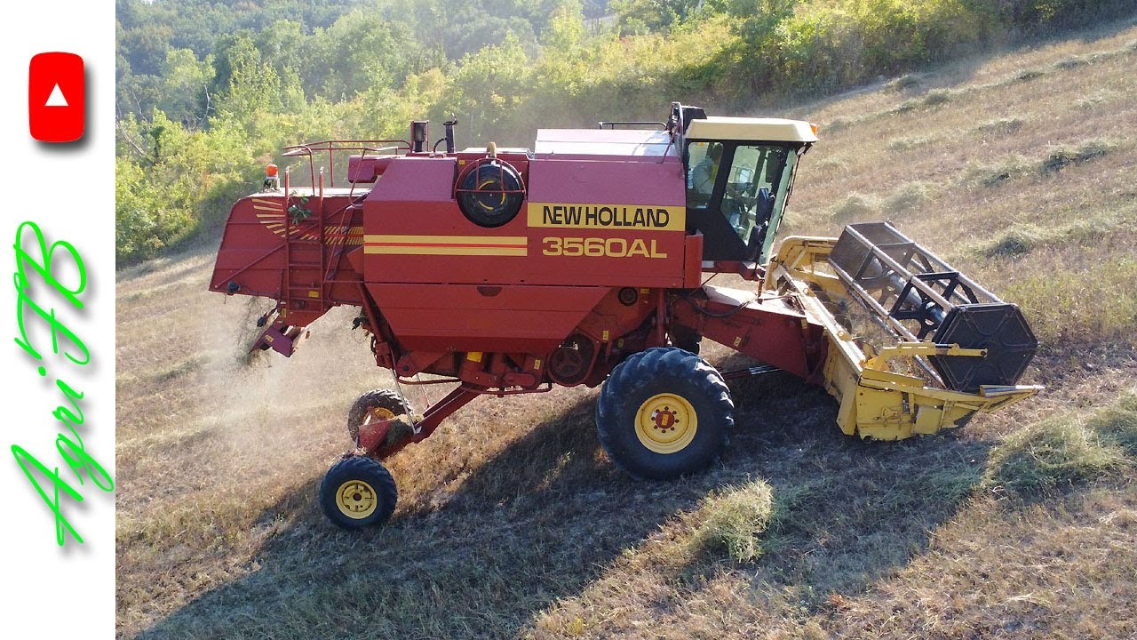 New Holland 3560AL-Trebbiatura Erba Medica 2022 Agromeccanica Betti (Fabriano,An)
