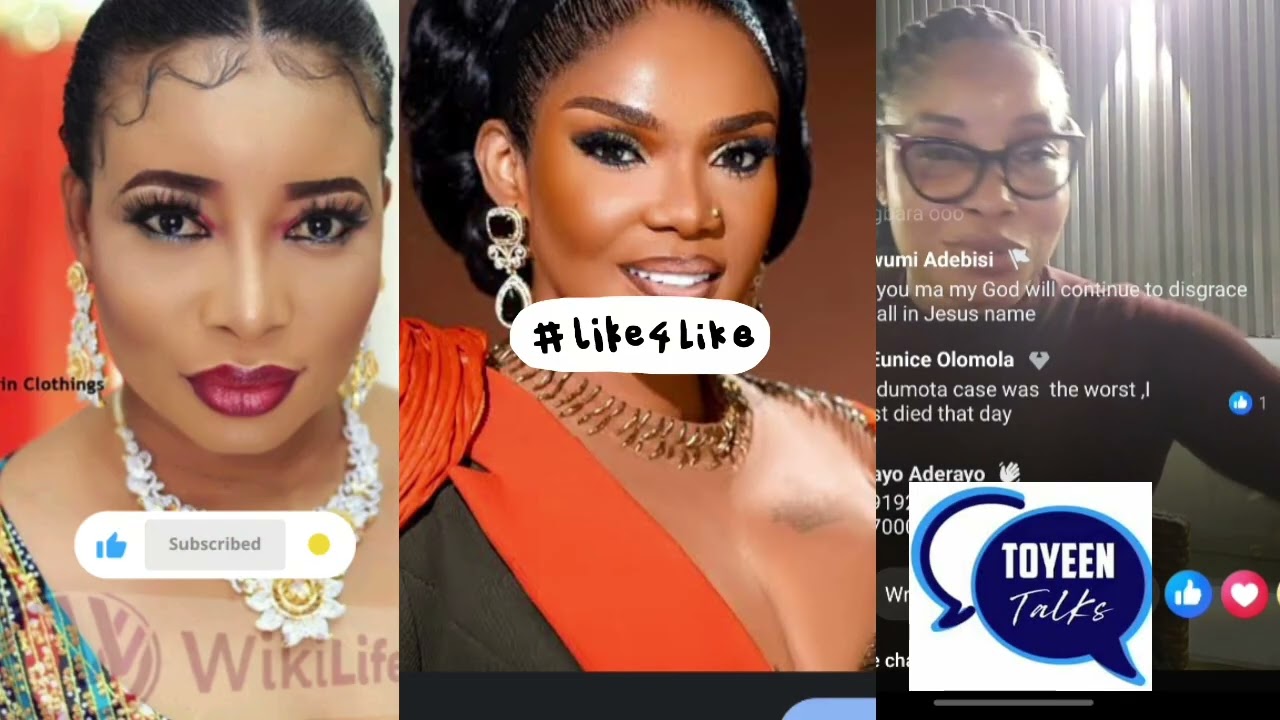 EGBO AWON WO LO N SEND NOODLES WON SI OKO ALHAJA LIZZY ANJORIN LEYIN WON OOOO