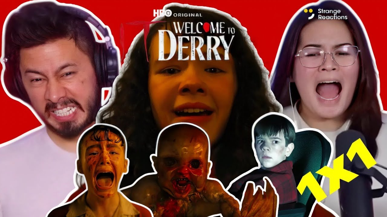IT FANS REACT TO IT WELCOME TO DERRY PREMIERE | WELCOME TO DERRY 1X1 FAN REACTION MASHUP COMPILATION