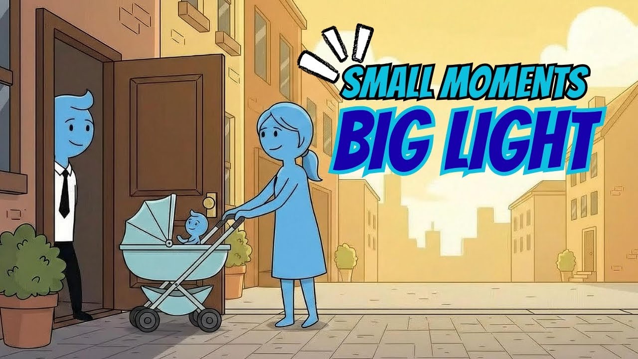 Small Moments That Quietly Change Your Life (Blue Stickman) 🔵✨