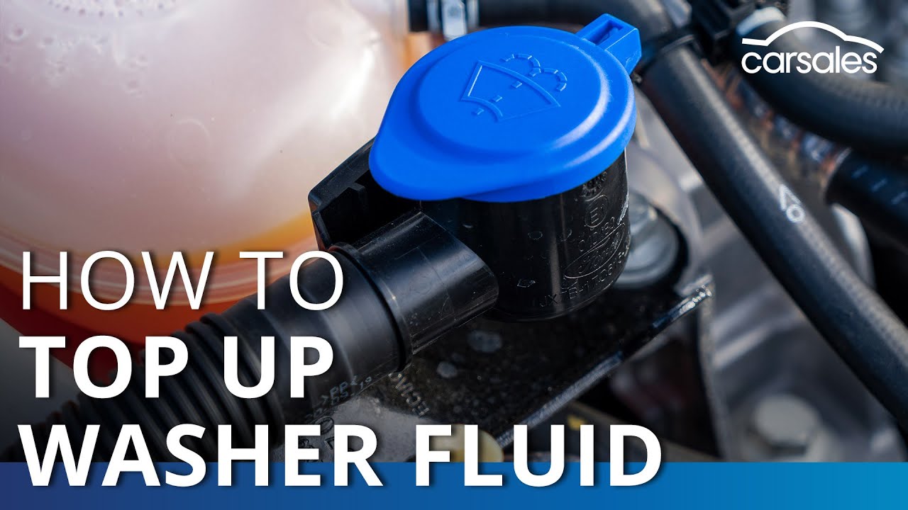 How to top up your windscreen washer fluid @carsales.com.au