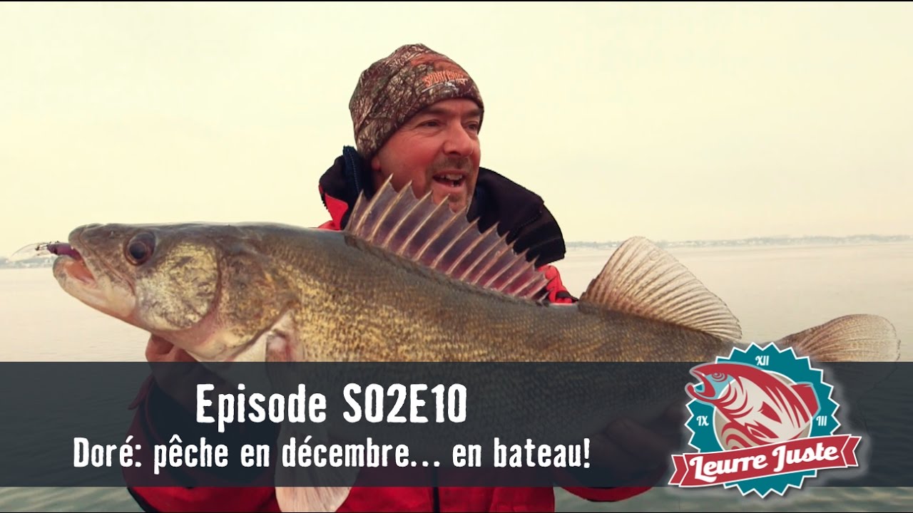 Leurre Juste S02E10 - Doré: pêche en décembre… en bateau!
