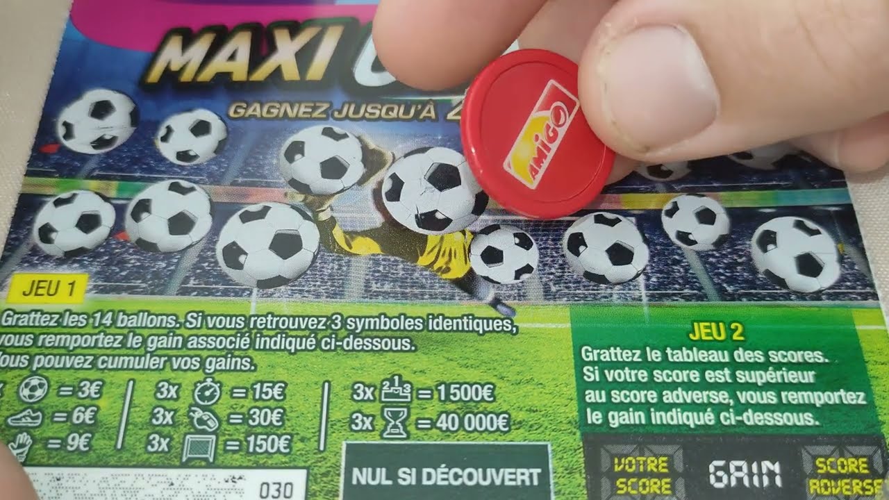 Gain Au Jeu 2 Ou pas Maxi GOAL 😍