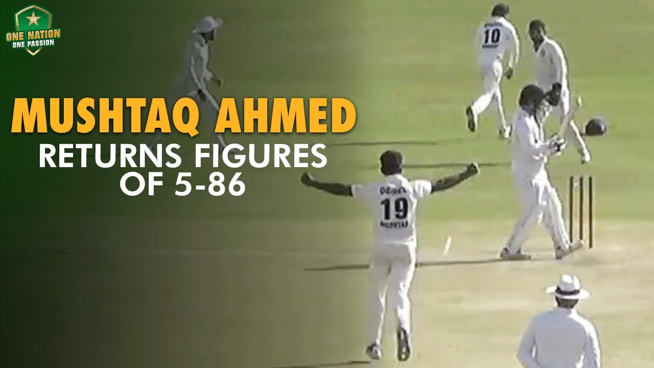 Mushtaq Ahmed returns figures of 5-86 | OGDCL vs PTV | President's Trophy Grade-I 2024-25