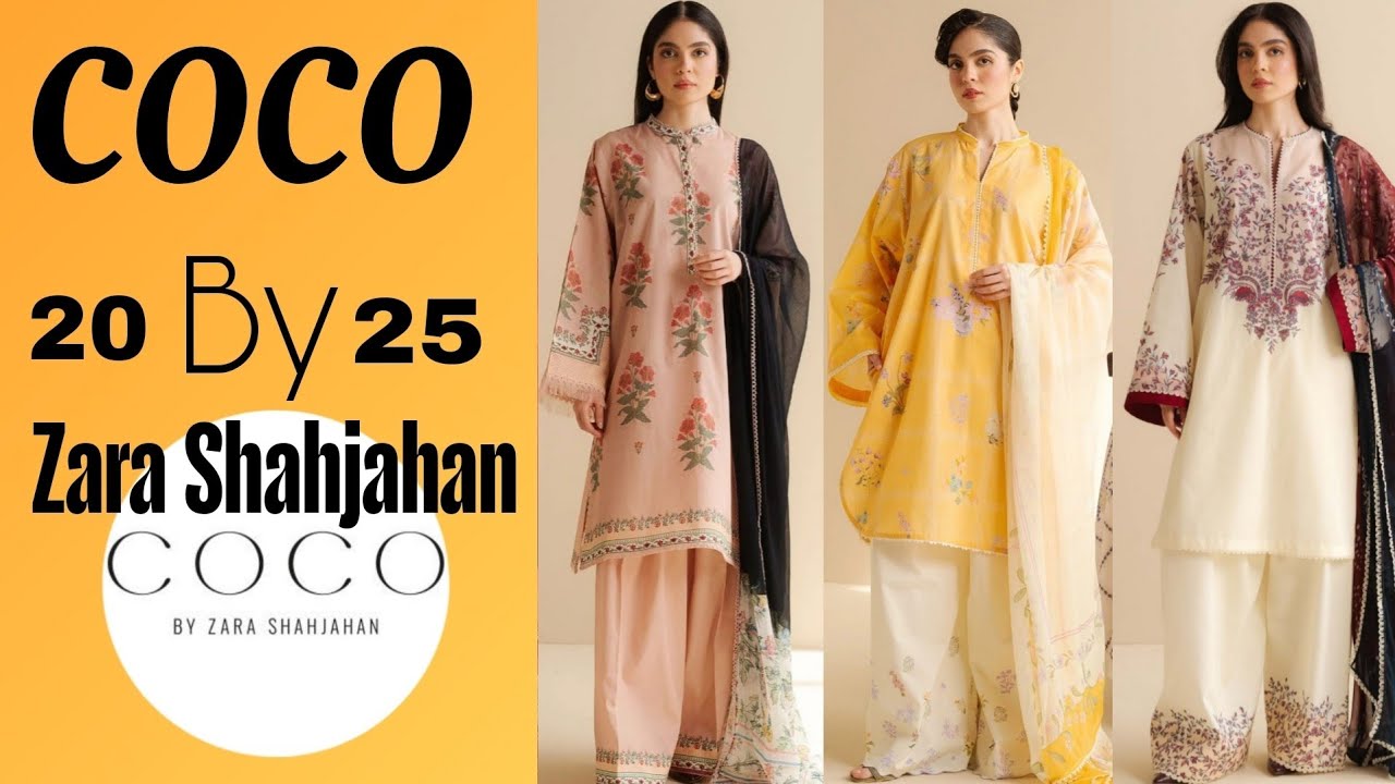 Coco By Zara Shahjahan Lawn Collection 2025 Summer Unstitched Eid Volume