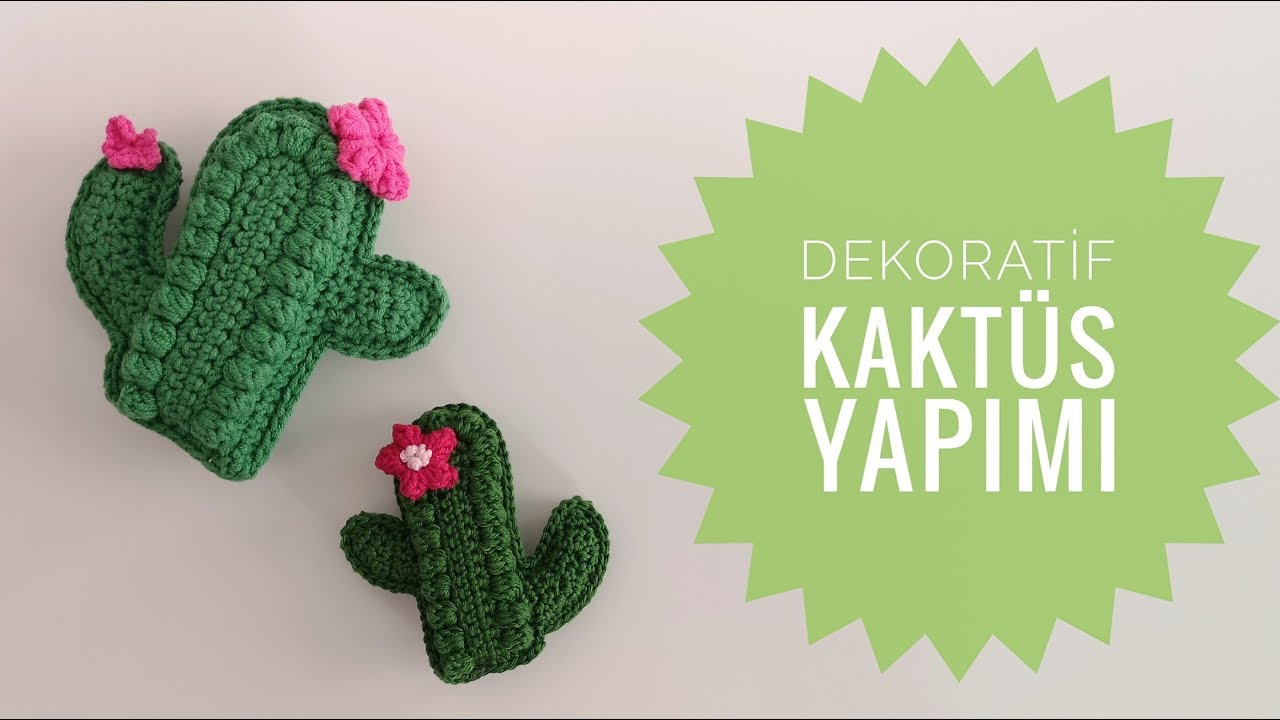 KAKTÜS SEVERLERİ BURAYA ALAYIM 😍🌵🌵🌵| KAKTÜS NASIL YAPILIR | HOW TO MAKE CROCHET CACTUS 🌵🌵🌵🌵