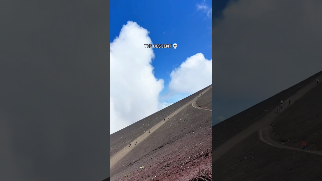 What It&rsquo;s Really Like to Climb Mount Fuji 🌋⛰️ #shorts #travel #fyp