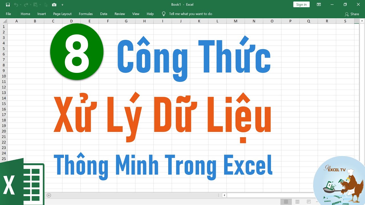 8 Công thức xử lý dữ liệu thông minh trong excel