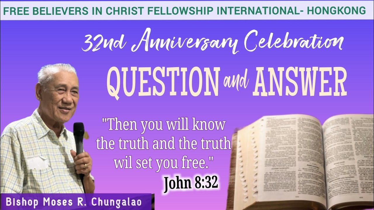 Question and Answer (Day 1) - Bishop Moses R. Chungalao