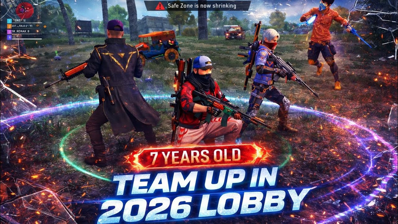 Try to team up in br rank 2026 lobby 😊#explorepage #viralvideo #ffmax #cbum 