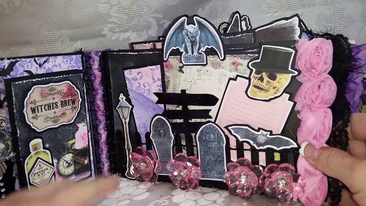 *ПРОДАН* Мини-альбом Wicked Halloween для SaCrafters и Craft Fantastic