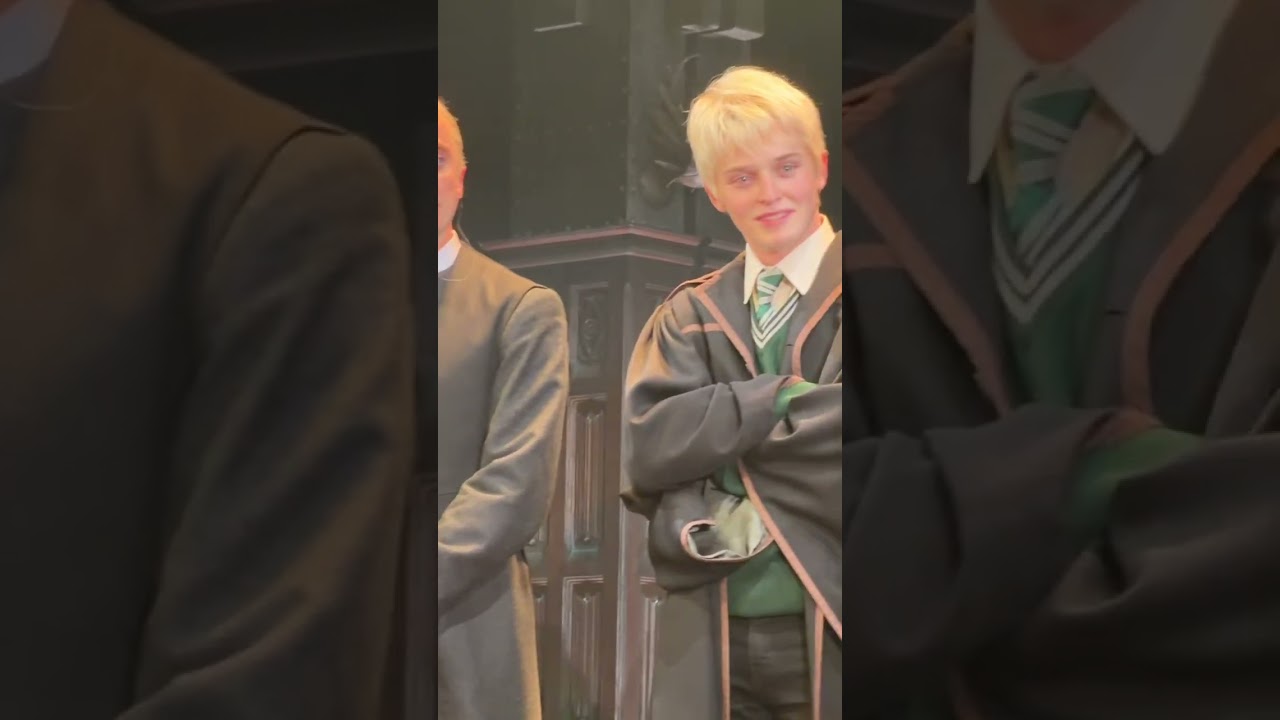 Tom Felton (original Draco Malfoy) debut bow in “Harry Potter and the Cursed Child”! 