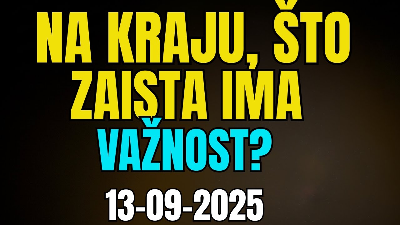 Jednog ćeš dana pogledati unatrag i pitati se: Je li vrijedilo?
