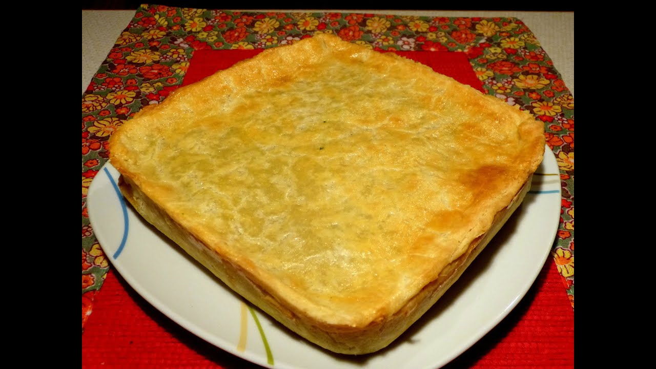 Como fazer torta de frango - Montagem