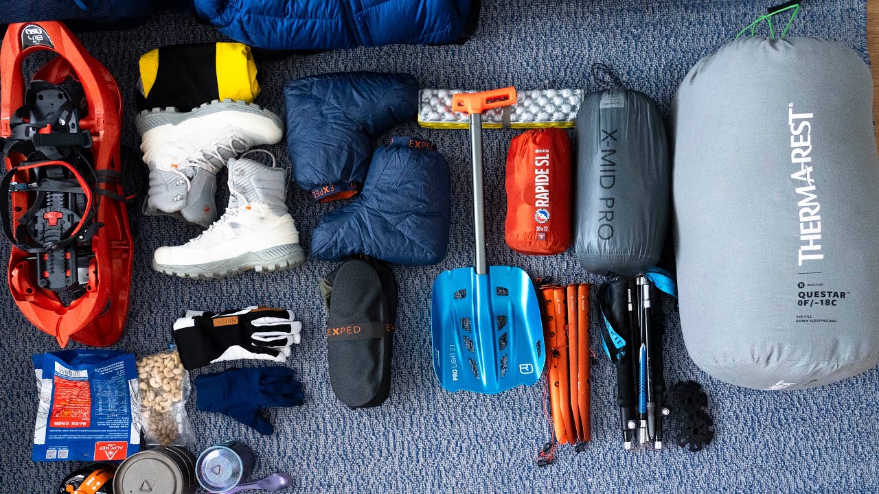 两天两夜雪地徒步露营 | 轻量化装备分享| Winter camping gear