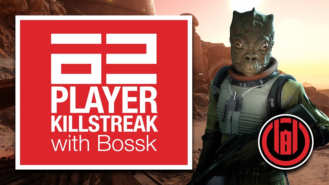 62 Player Killstreak with Bossk on Jabba's Palace [SWBF2: Co-Op Missions]