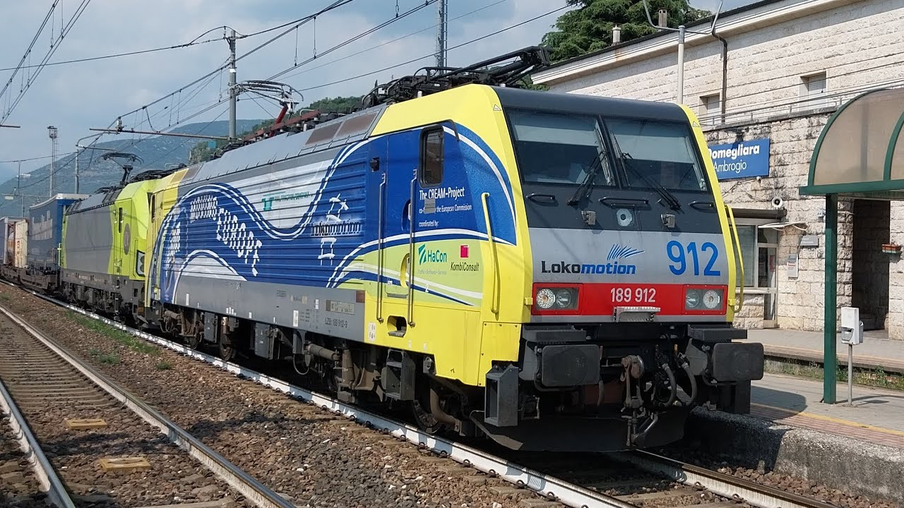 TRENI MERCI, PASSEGGERI E DEVIATI DELLA PONTEBBANA A DOMEGLIARA SANT'AMBROGIO! PARTE 3/3