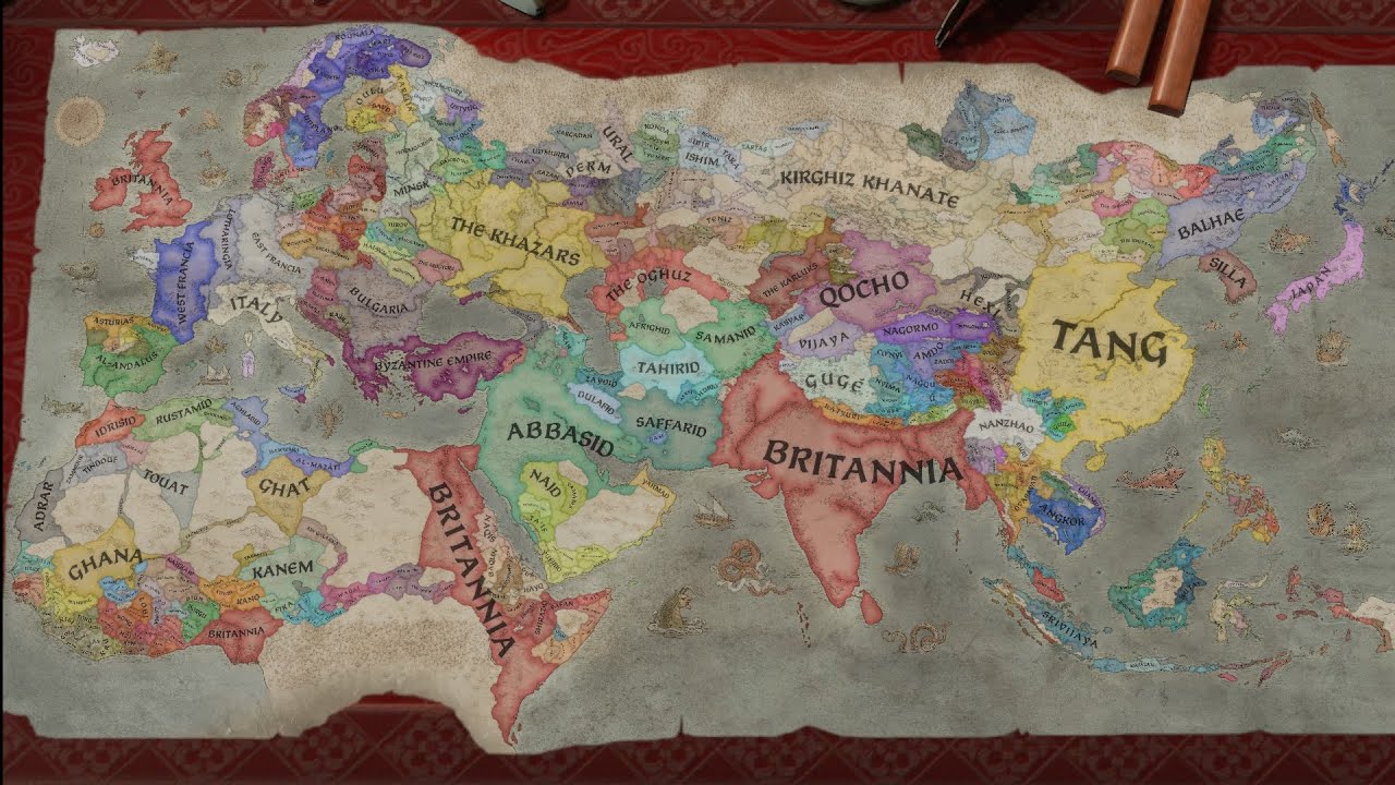CK3 Timelapse but the British Empire Exists as a Hegemon
