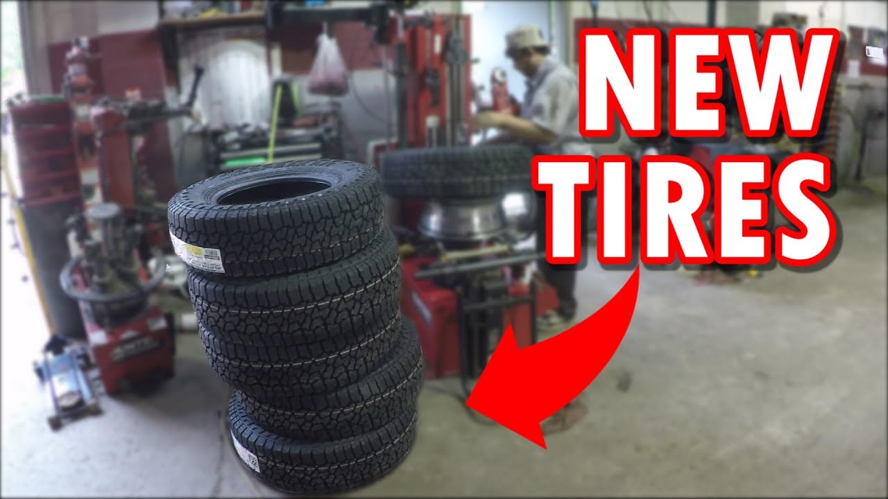 New Tires On The Ford F350 Superduty Dually