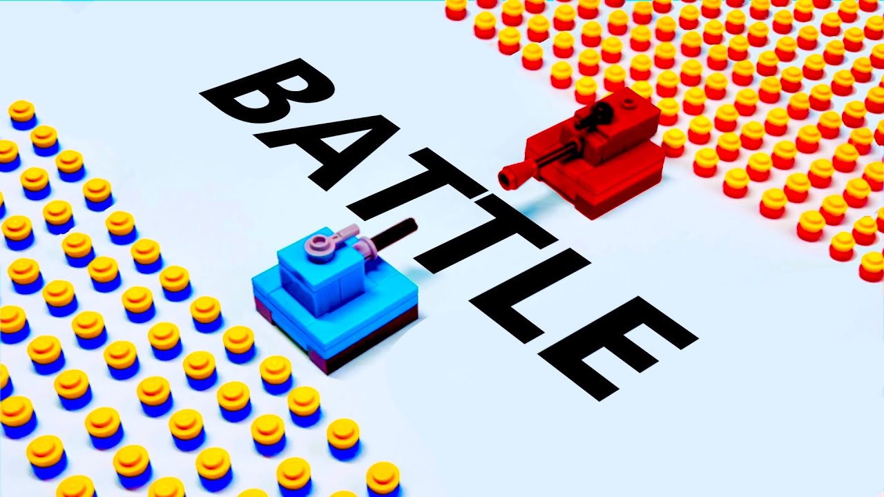Я смоделировал микро-войну LEGO