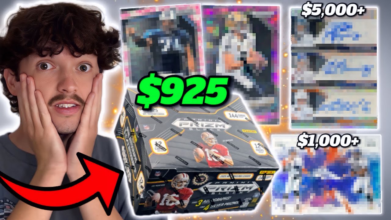 This Box was LOADED!… (2025 Prizm Black Hobby Box)
