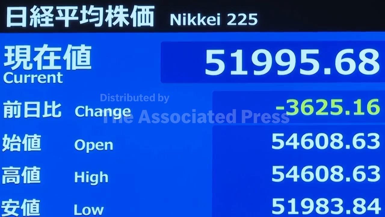 Asia markets plunge as oil prices soar to over $100 a barrel due to disruptions from Iran war