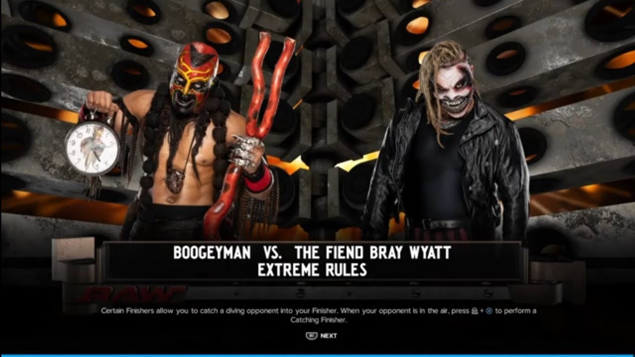 Boogeyman vs The Fiend WWE2K24