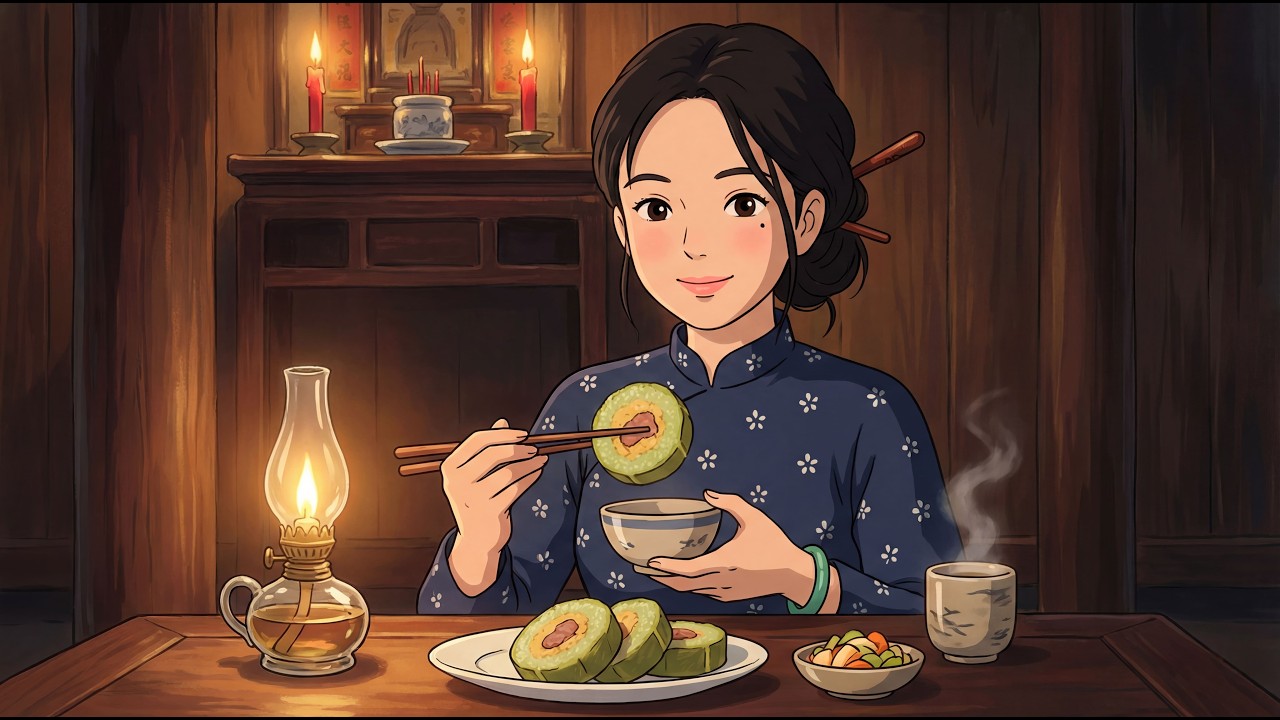 Making Bánh Tét for Lunar New Year 🧧 Vietnamese Countryside Tết | Ghibli Style Cooking ASMR