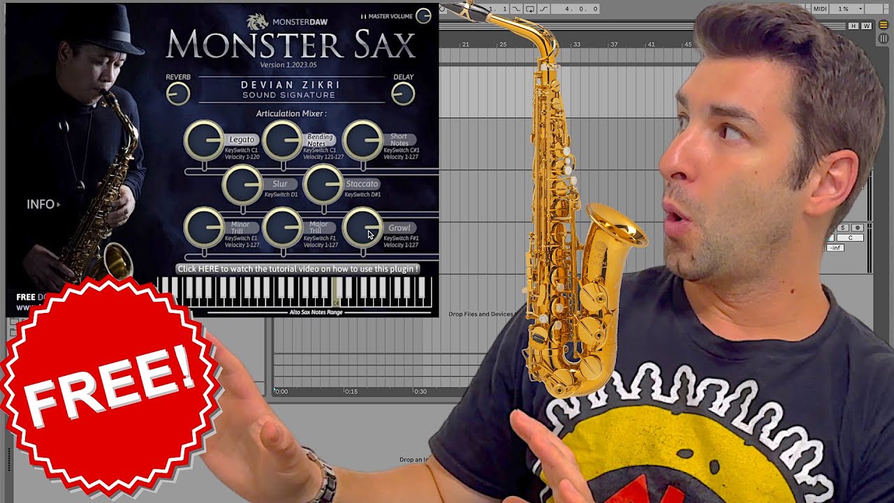 Monster Sax — БЕСПЛАТНЫЙ VST-плагин для саксофона | ЛУЧШИЙ бесплатный VST-плагин Detective 🕵️🔎