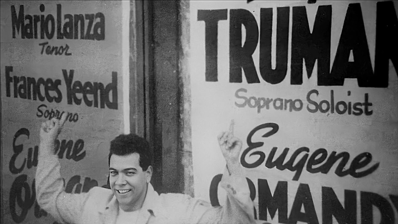 Mario Lanza - 'Una furtiva lagrima' - (Donizetti) 'live'  recording 1947 - Newly Restored 2023.