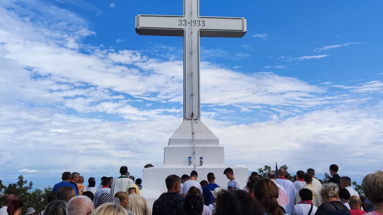 Climbing Cross Mountain Medjugorje on Feast of Exaltation of the Holy Cross