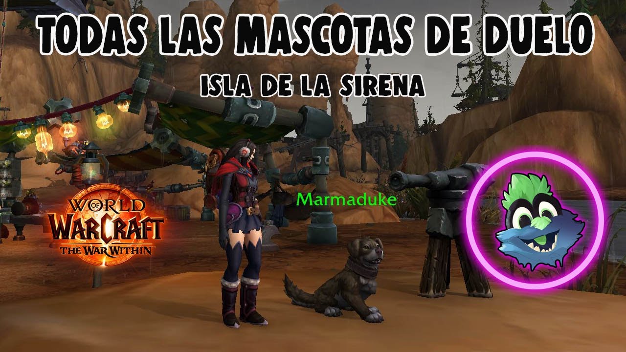 TODAS LAS MASCOTAS DE DUELO ISLA DE LA SIRENA | World of Warcraft
