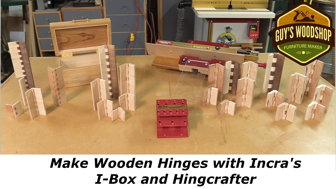 Изготовление деревянных петель с помощью I-Box и Hingecrafter от Incra