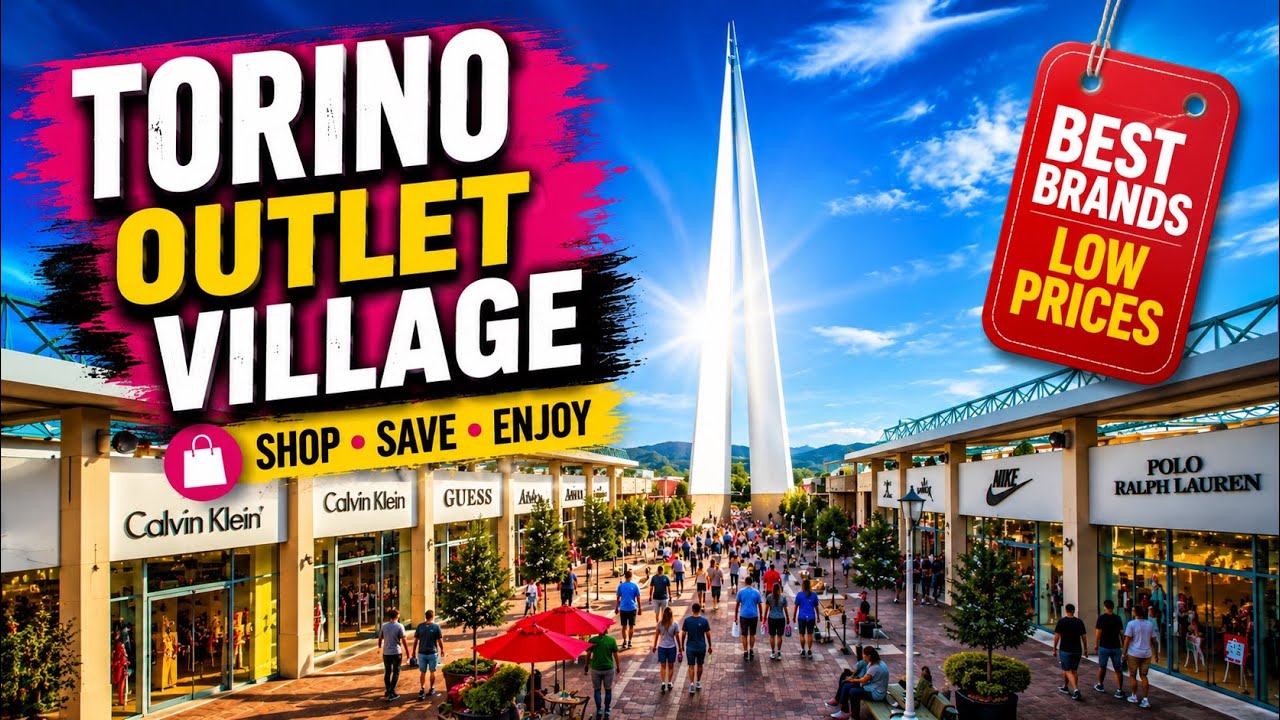 Ferrari Shopping Paradise: Italian Outlet Village in 4K