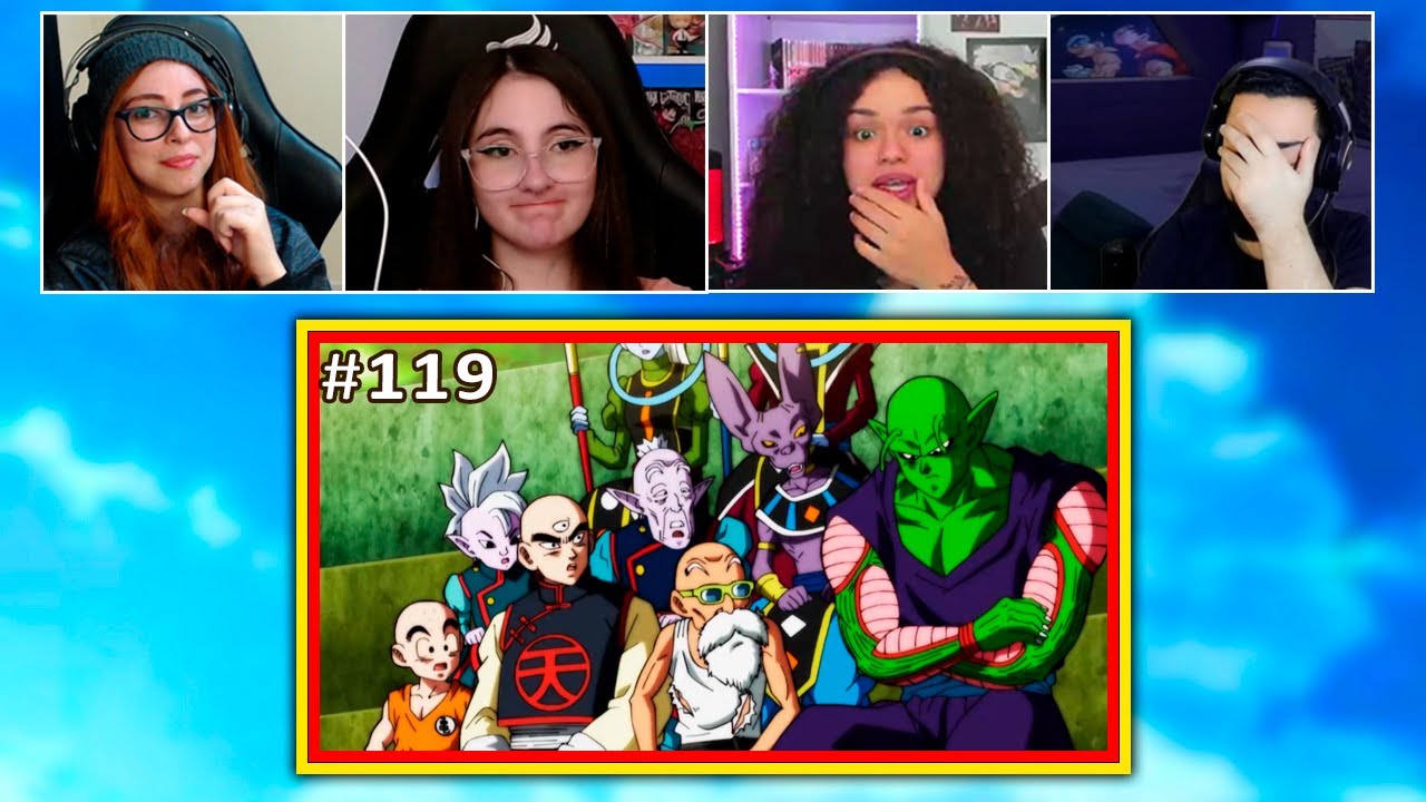 Piccolo cai da Arena | 4 Pessoas Reagindo | Dragon Ball SUPER - EP 119