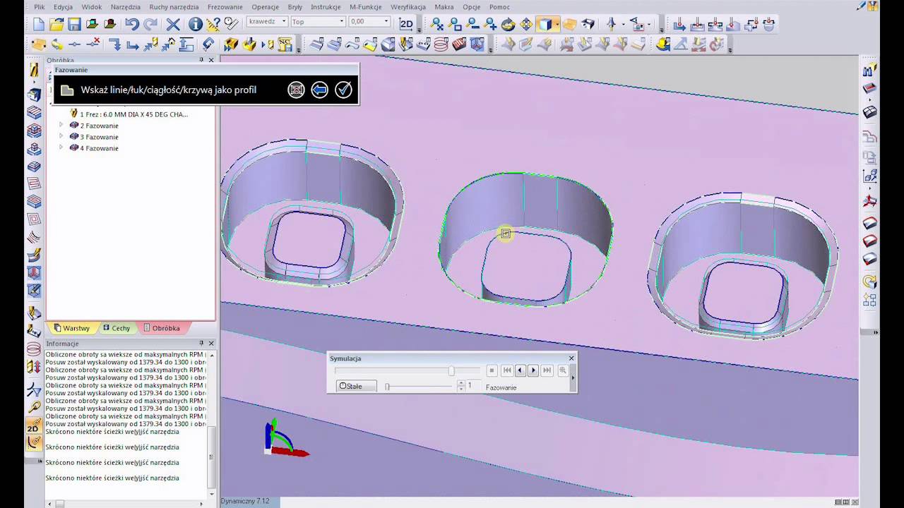 Fazowanie i gratowanie w Edgecam
