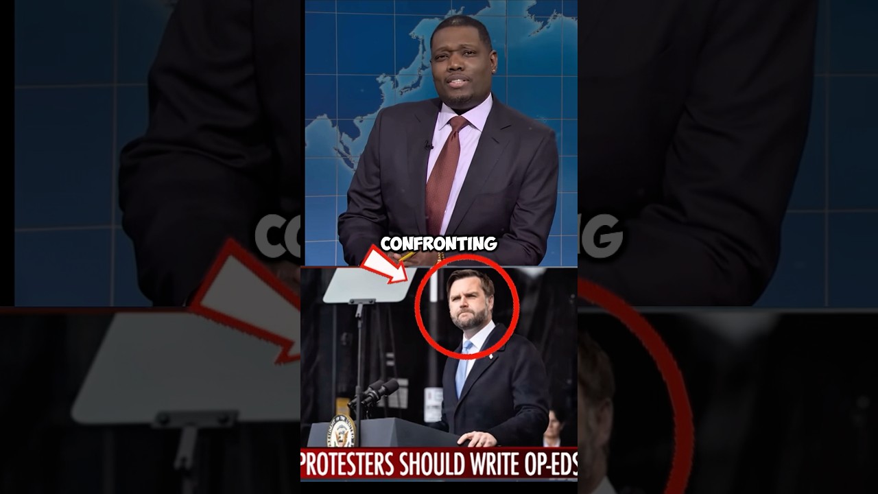 Michael Che&rsquo;s Brutal Response to JD Vance&rsquo;s Protest Advice! #snl #shorts