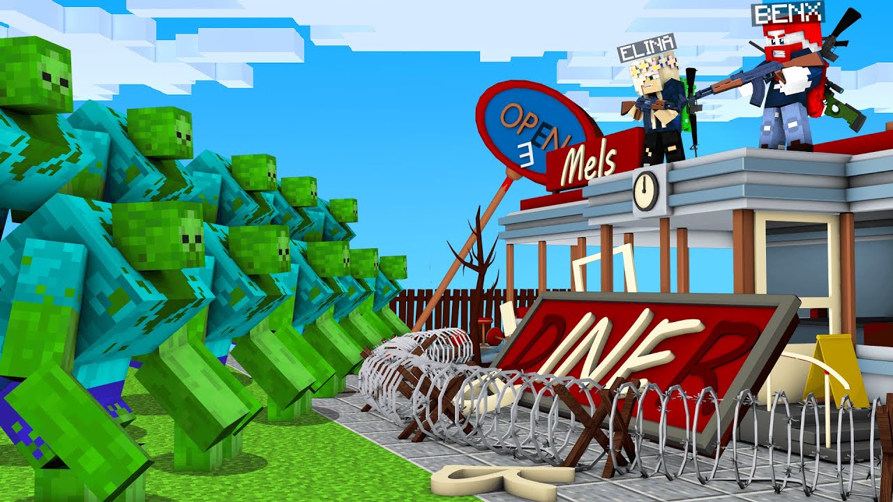 MUTANTEN ZOMBIES vs. UNSERE BASE! - Minecraft