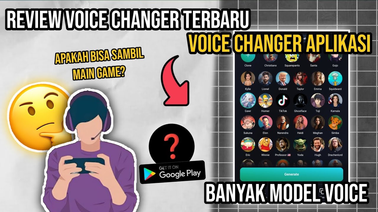 Review voice changer terbaru | Voice changer aplikasi ! | Apakah bisa sambil main game ? 🤔