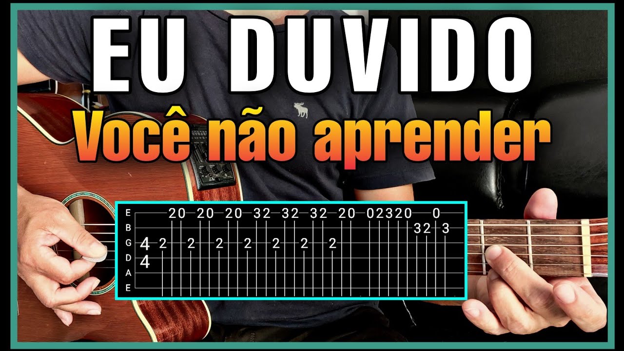 Aprenda Com Tablatura o Solo | Eu Duvido - Eduardo Costa, Sertanejo dos Bons👍