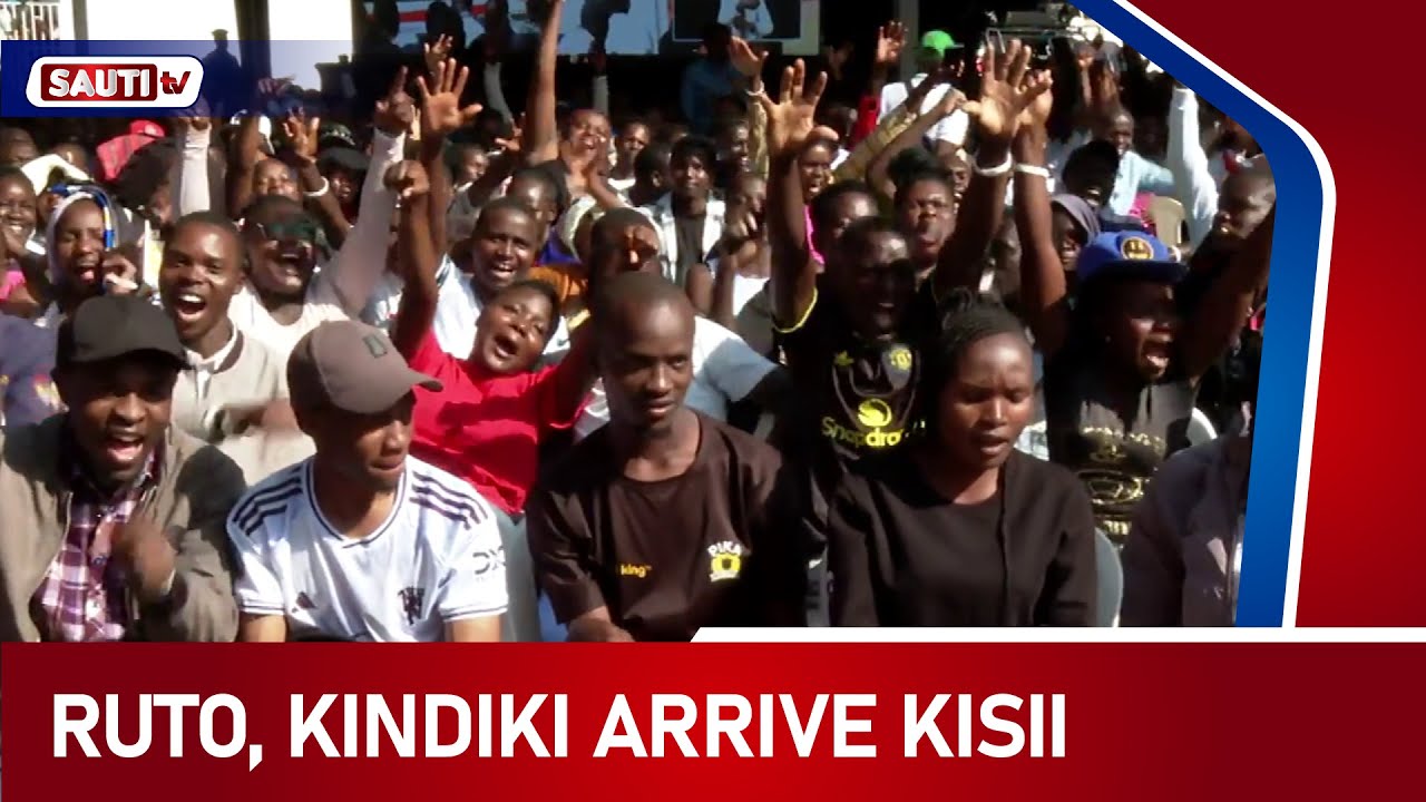 Kisii erupts as President Ruto arrives amid cheers and excitement!