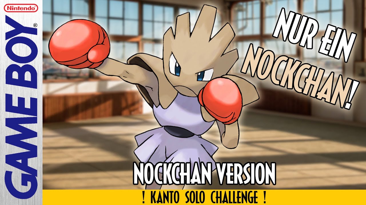 Kann man NUR mit NOCKCHAN Pokemon Blau & Rot durchspielen?
