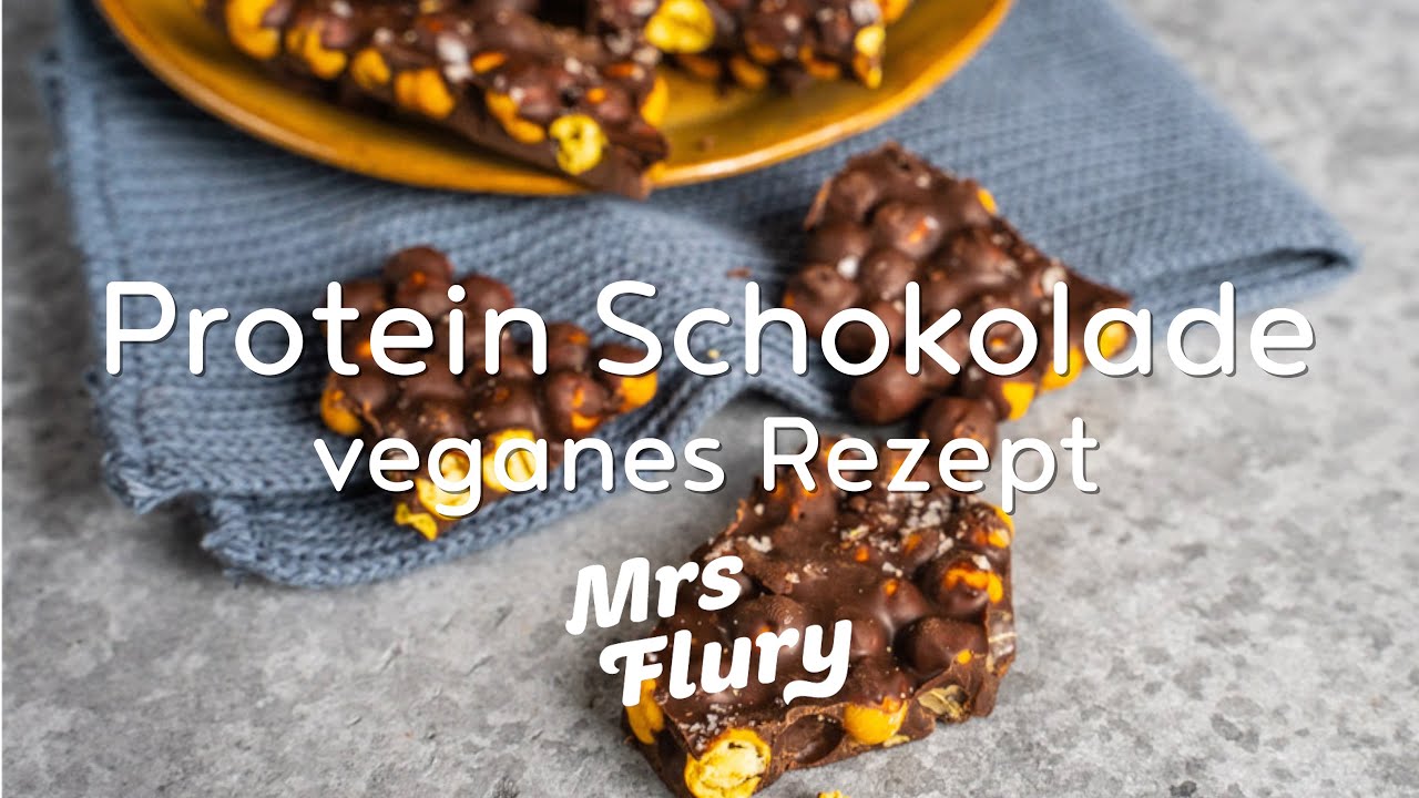 Protein Schokolade 🍫  mit nur 2 Zutaten - gesund, vegan und köstlich 🤤