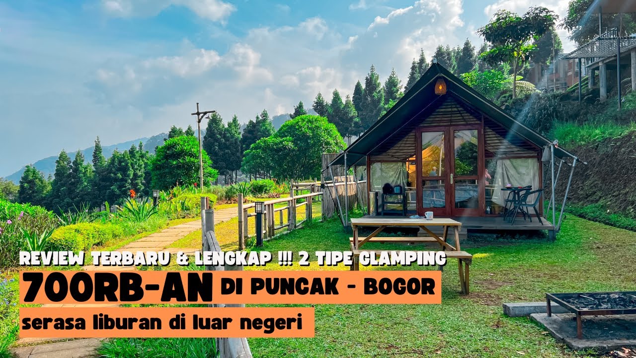Glamping dengan View 2 Gunung di Puncak Bogor | Serasa Liburan di luar Negeri | Alinson Sunset Hill