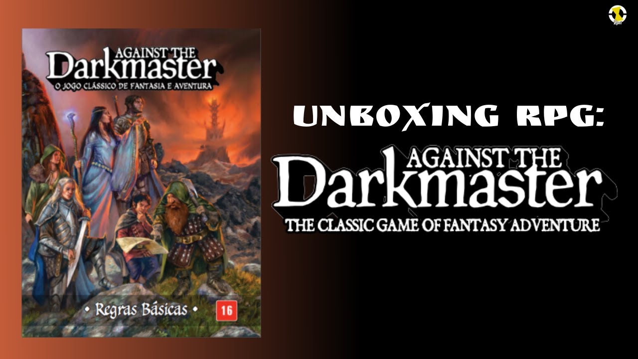 AGAINST THE DARKMASTER - CAIXA | UNBOXING RPG