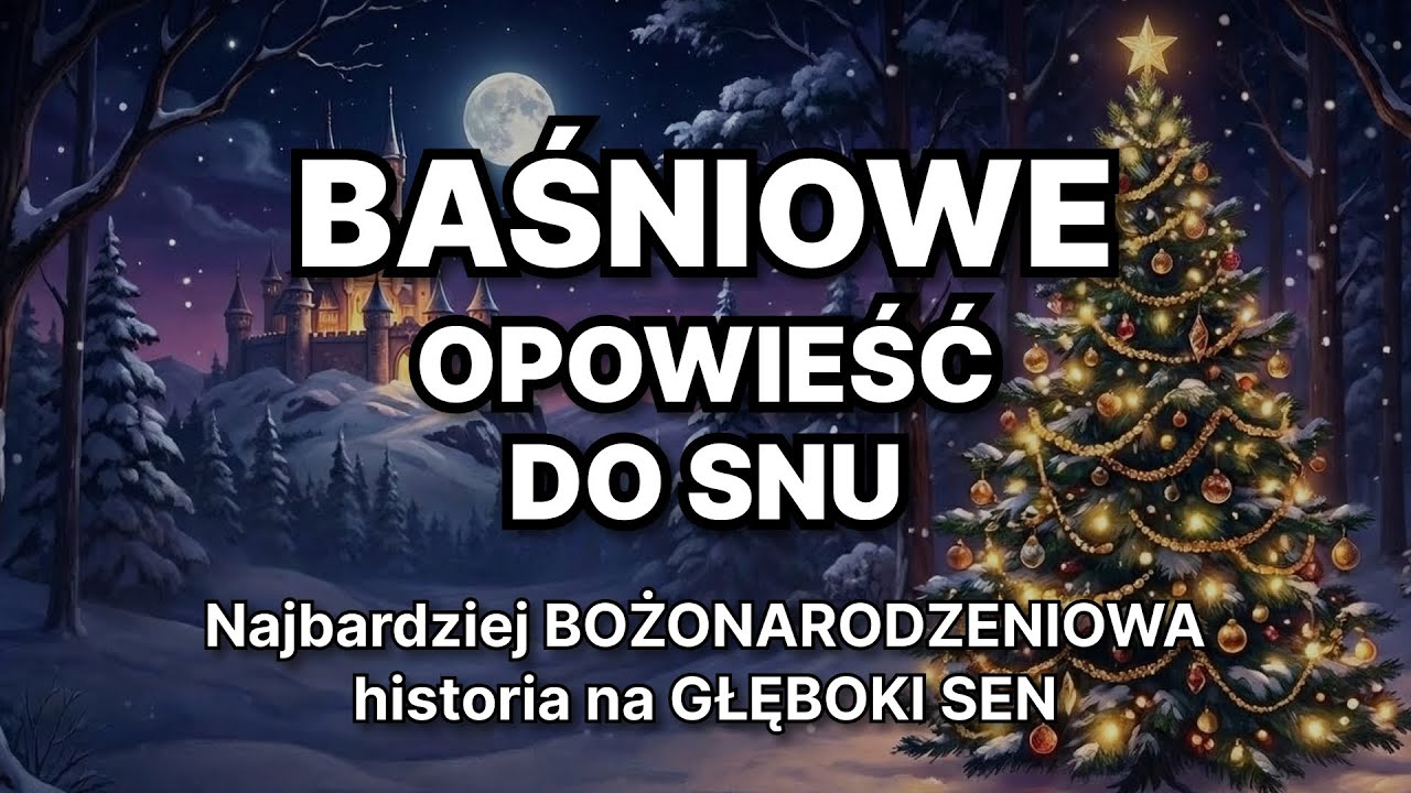 😴 ZASYPIAJ przy BOŻONARODZENIOWEJ opowieści 🎄 Pani Zamieć 🎄 Baśń na dobranoc dla dorosłych