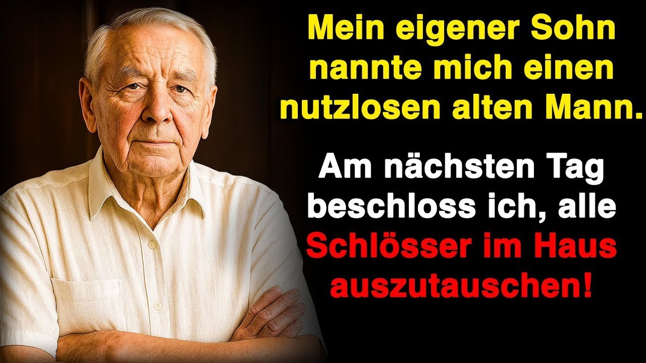 Mein eigener Sohn nannte mich einen nutzlosen Alten    Am nächsten Tag traf ich eine Entscheidung!