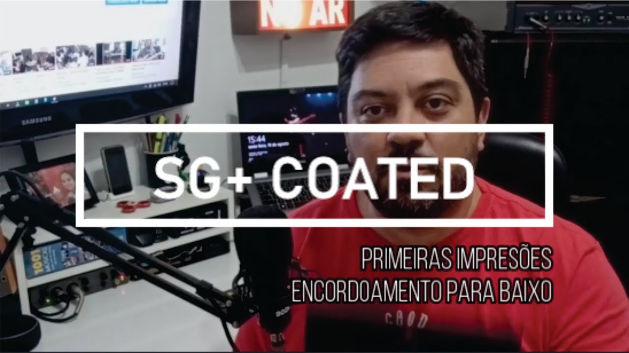 Primeiras impressões - Encordoamento SG+ Coated para Baixo