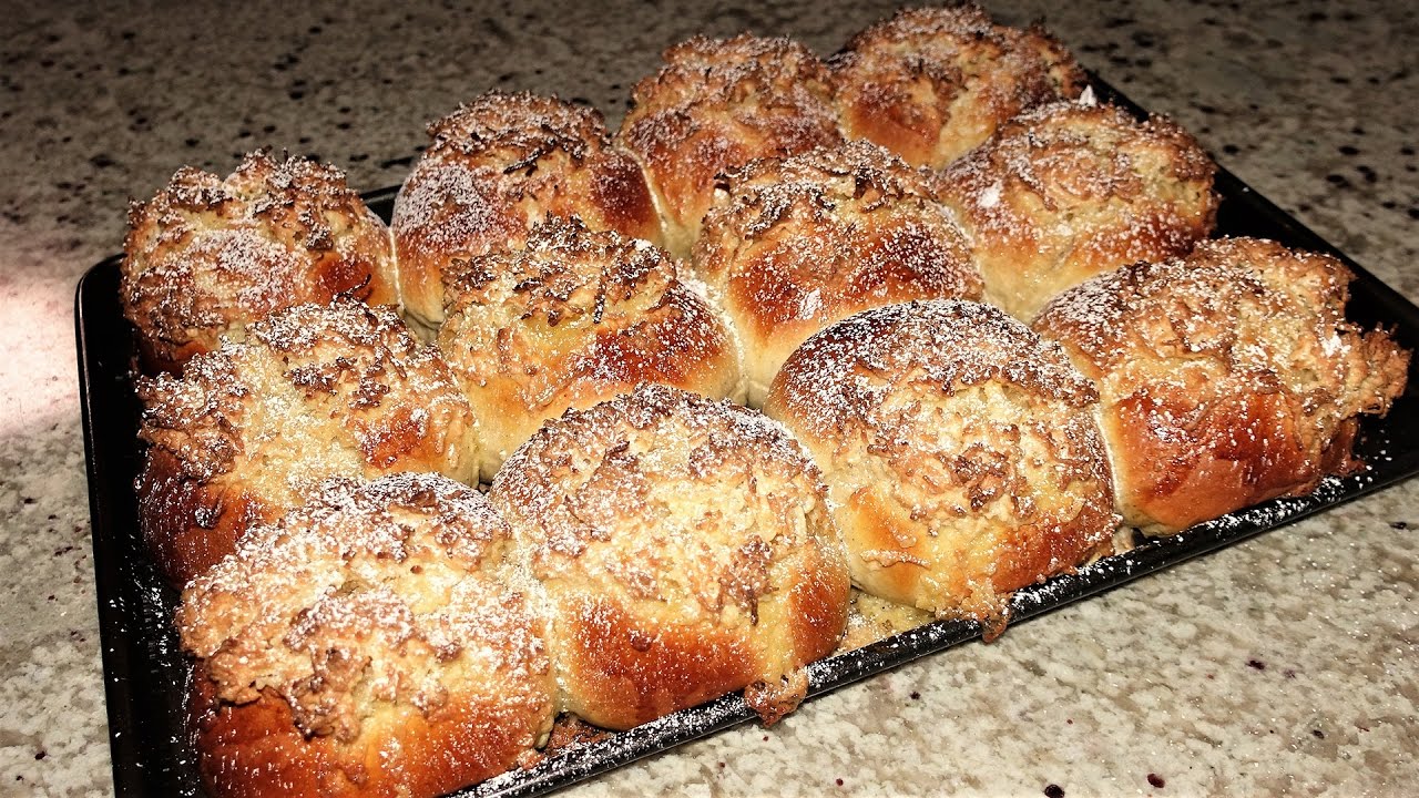 Receta de Pan de Dios cubierto con coco paso a paso