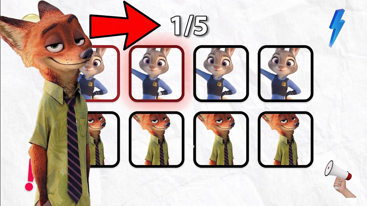 DI LA PALABRA EN EL RITMO |Rondas:Zootopia,Numbers,Colors,Animals